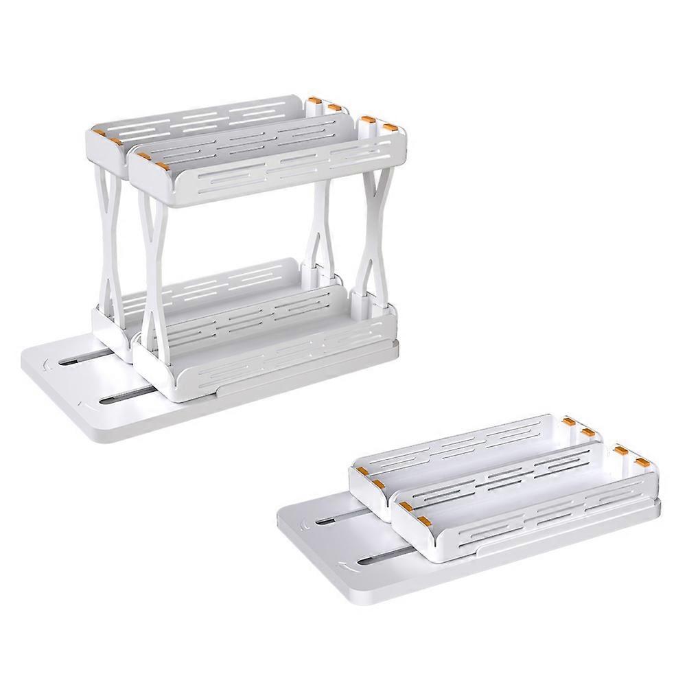 Pull-Out Rotating Storage Rack Kitchen Spice Rack Storage Rack