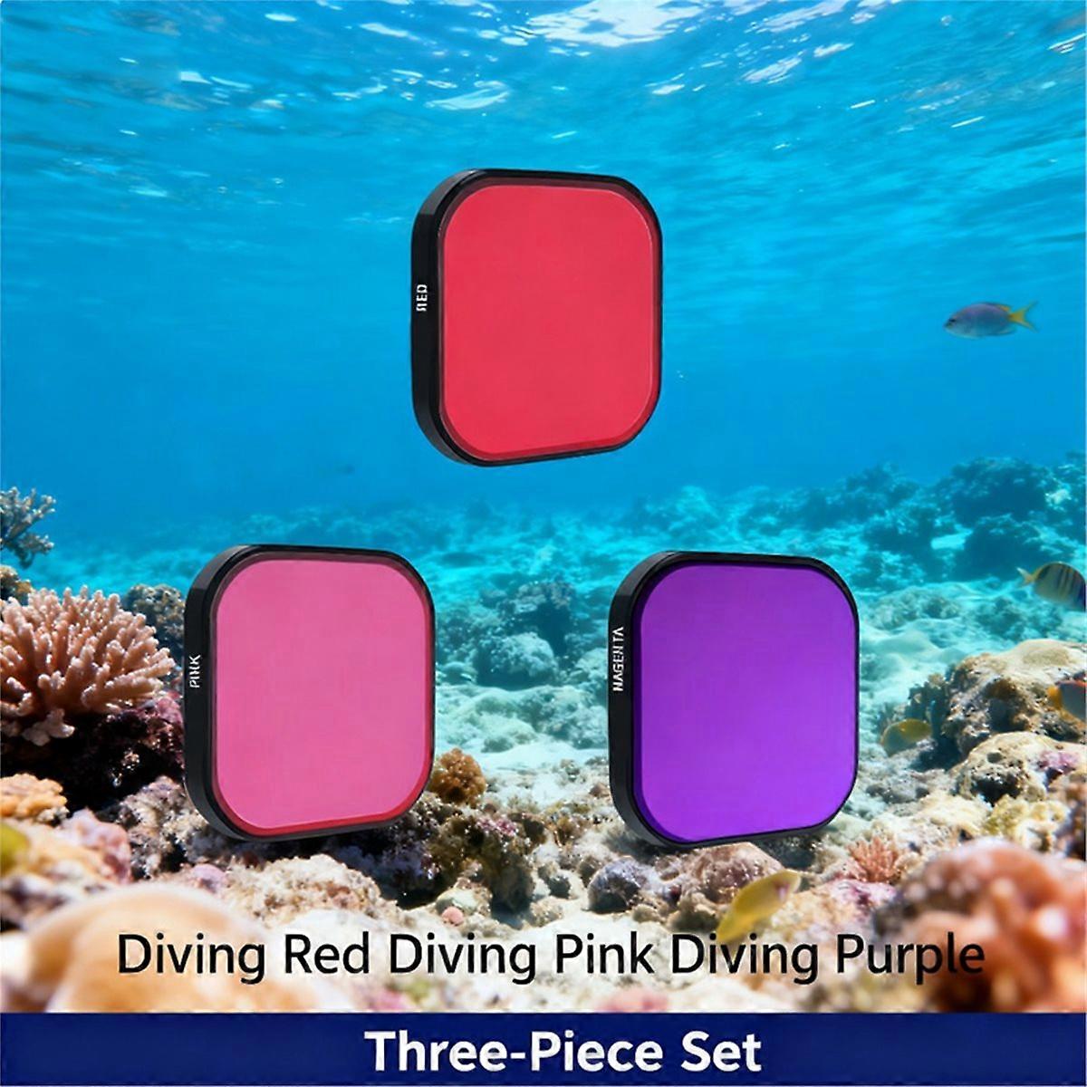 3in1 Diving Filter for Pro/ Waterproof Fogproof