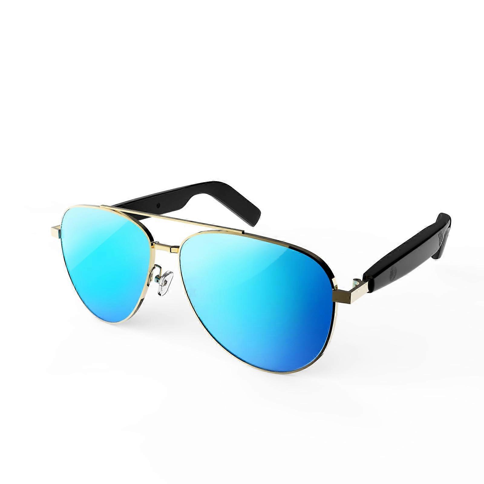 Bluetooth Smart Glasses for Men with Blue Light Filter Lenses, Bluetooth 5.4 Audio and Mic