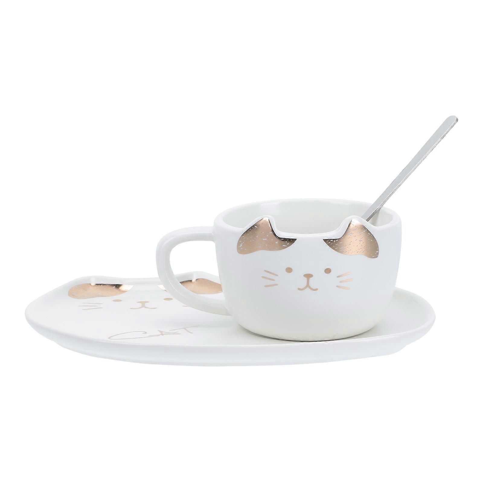 Ceramic Coffee Mug Nordic Style for Milk Drinking 1Set White Ceramic Cup