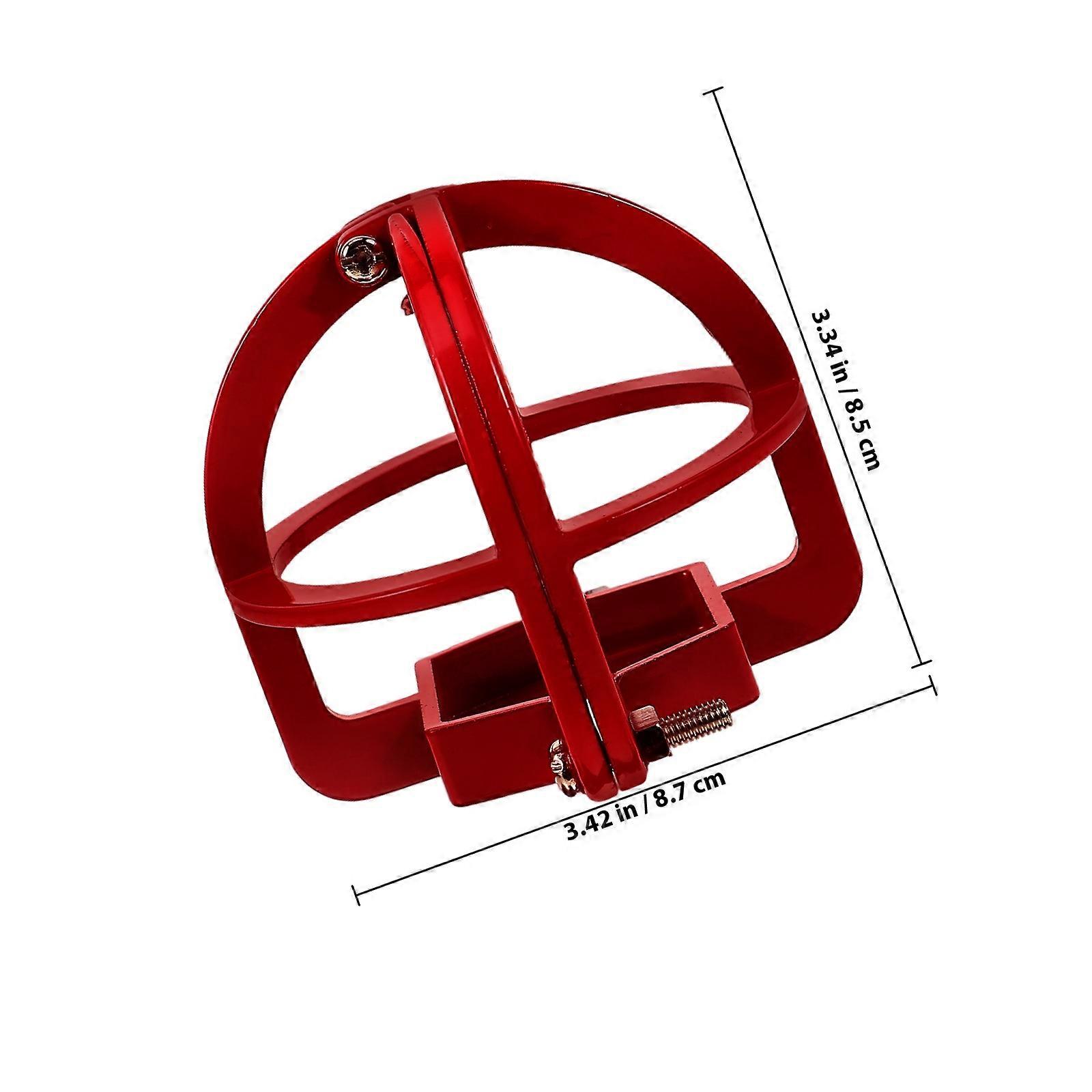 Home Use Fire Sprinkler Protector Red Aluminum Alloy