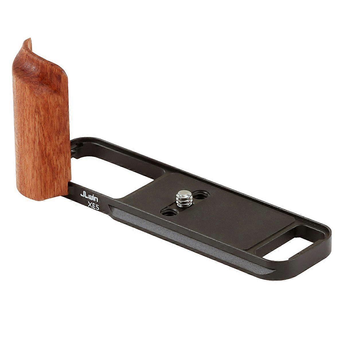 X-E5 L Plate Hand Grip Wooden X-E5 XE5 L Bracket Handle for X-E5 Camera Compatible with ARCA Inter