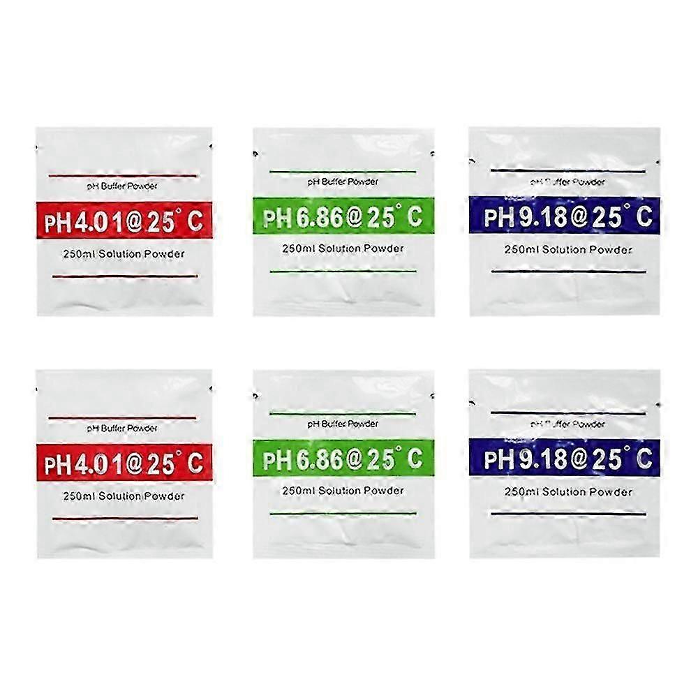 PH Meter Calibration Point 3 Type PH Buffer Powder Set Measure Calibration Solution Powder compatible PH Te