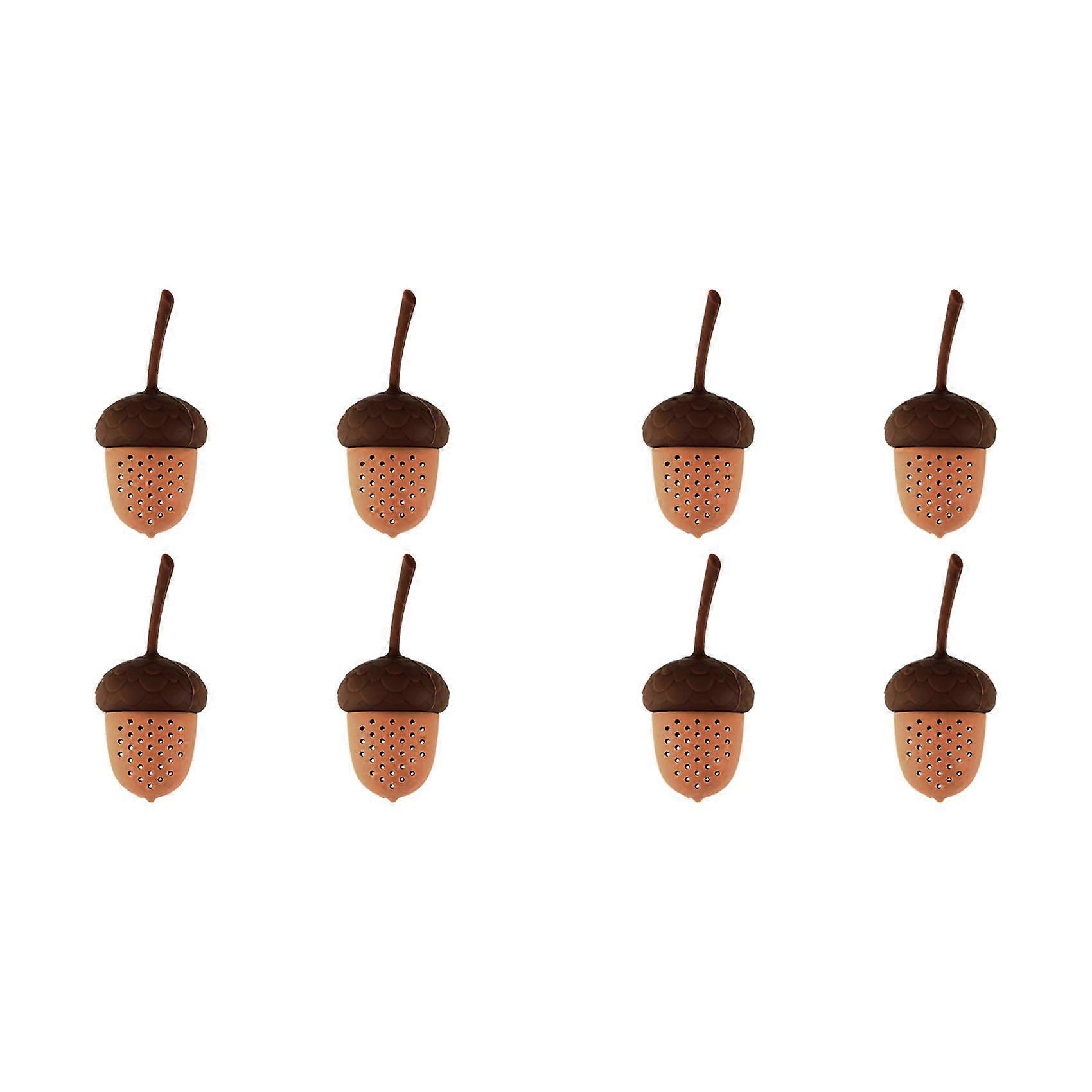 8X Tea Bag Strainer Gadgets Kitchen Accessories Silicone Tea Infuser Tea Tools Spice Diffuser