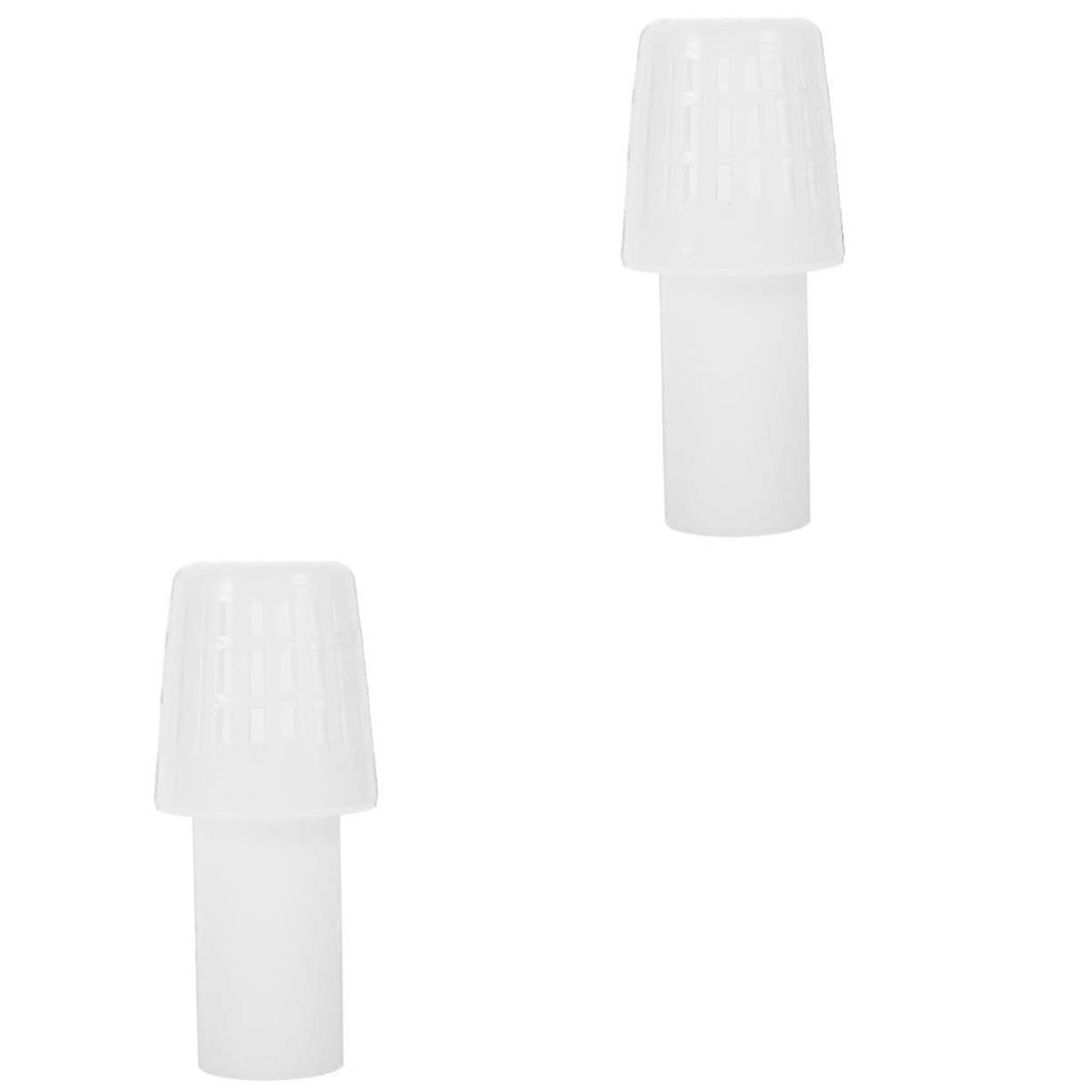 Pool Pump Strainer Screen Cap 2 Pack for Drain Valve Outlet Filter Replacement and Debris Prevention