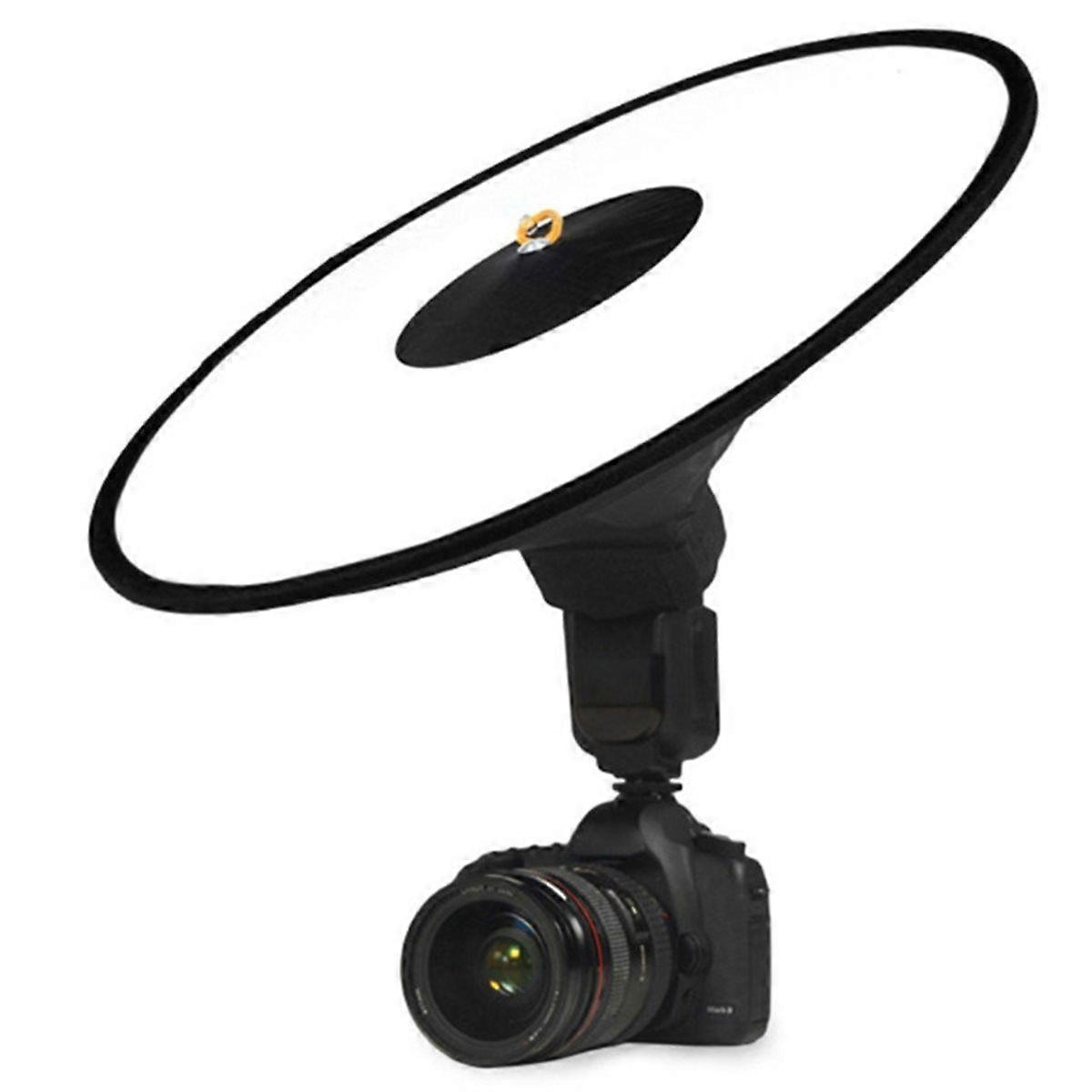 Universal 42cm Round Studio Flash Softbox Speedlite Diffuser Reflector Strap New K1KF