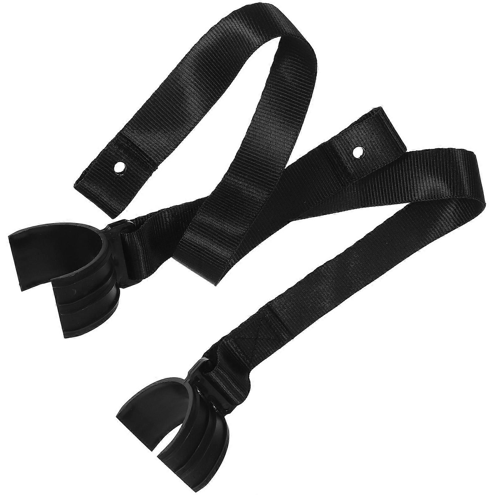 Motorcycle Trailer Strap for Off-Road Use 3Sets Black Durable Material