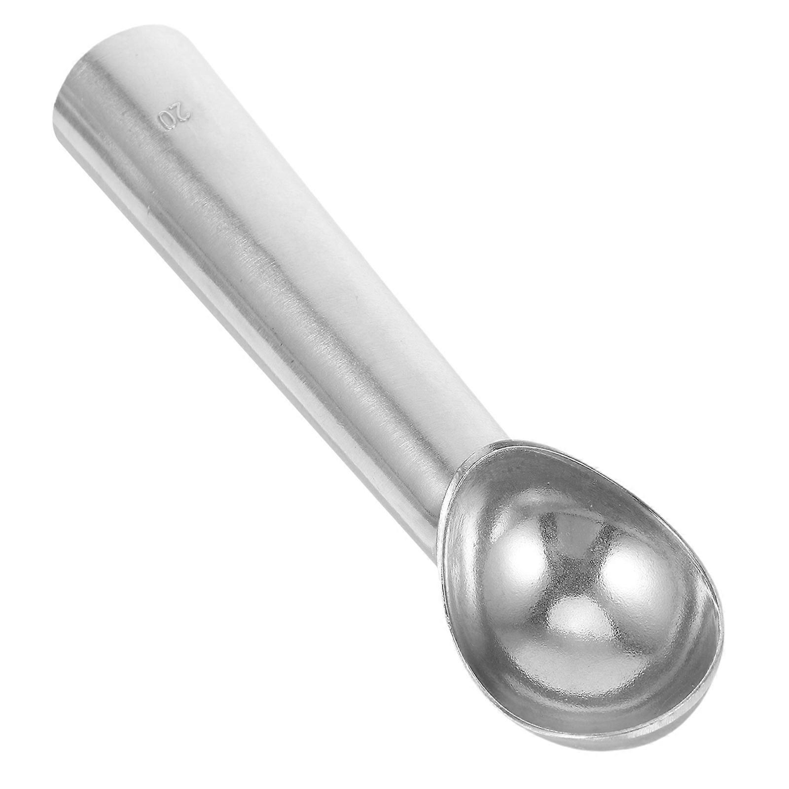 Cuillère à glace en aluminium argentée