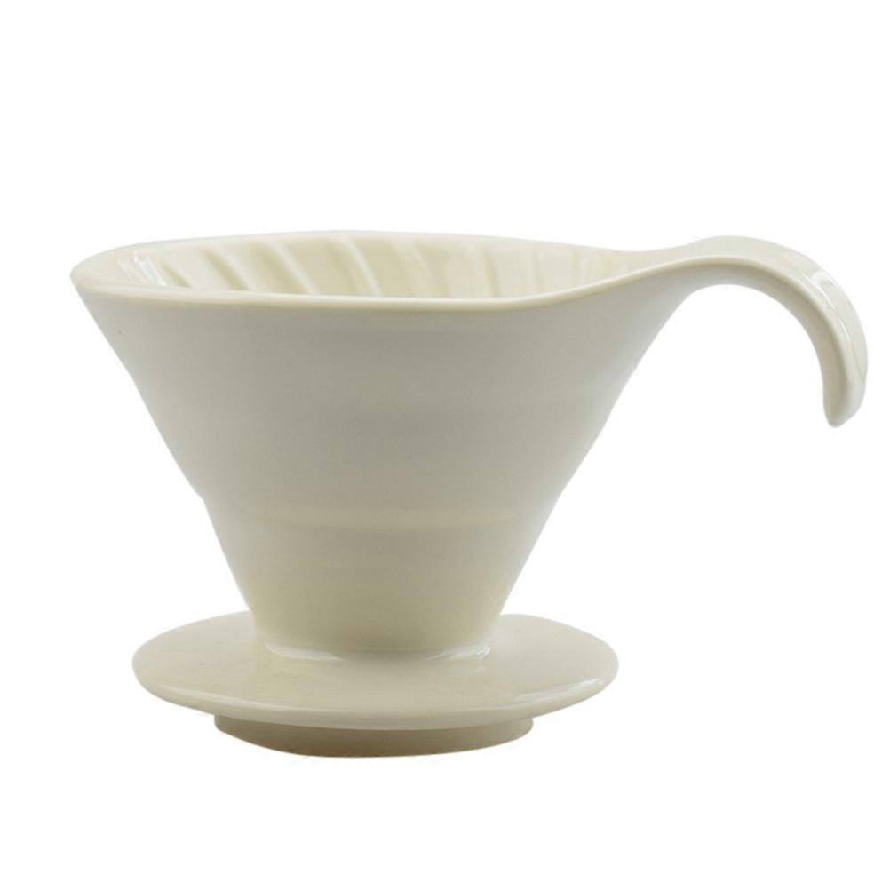 Coffee Cup Filter Coffee Cup with Brewing Function Ceramic Beige
