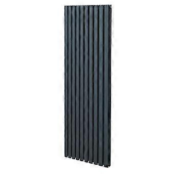 Oval Column Radiator 1800mm x 600mm Modern Designer Double Panel Central Heating Heater Matt