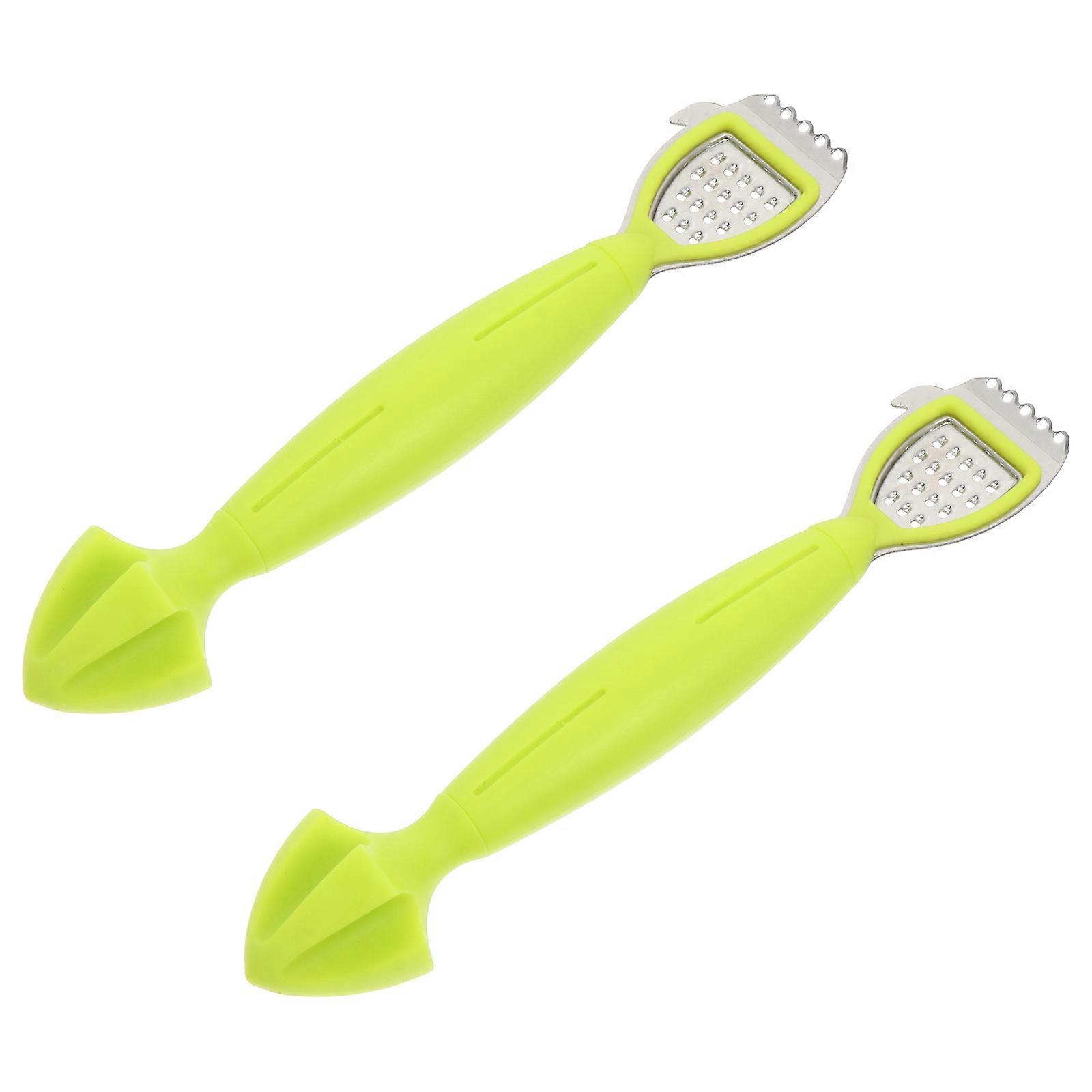 Fruit Kitchen Lemon for Home 2Pcs Set Green