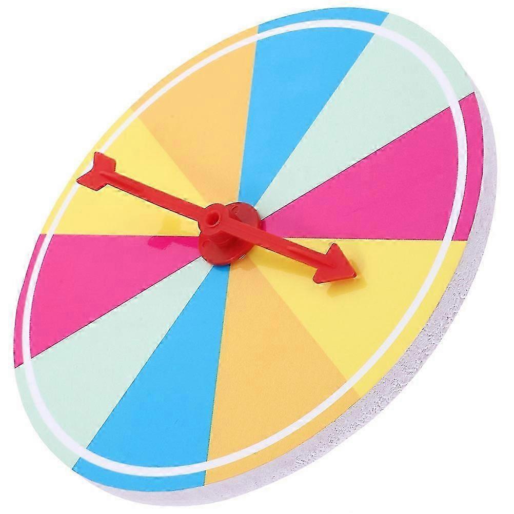 Rotatable Prize Wheel Plastic Game Prop for Turntable Multi Color