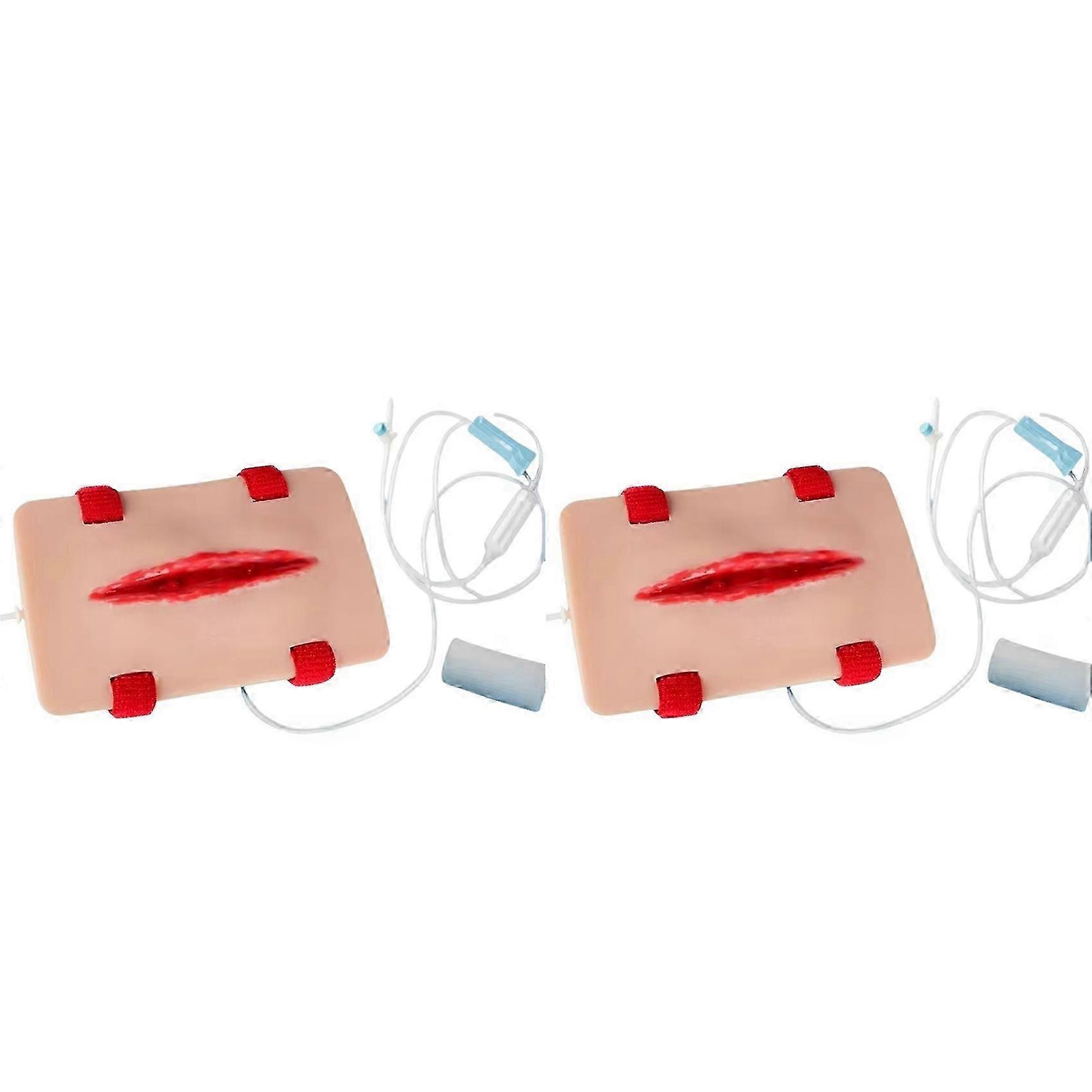 2X Trauma Simulated Wound Practice Module compatible with Nurse Training & Schools Featuring Hemostasis