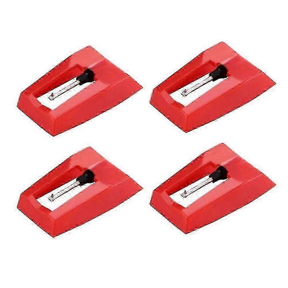 Diamond-Tipped Stylus Replacement Needles for 4 Pack Record Player Turntables