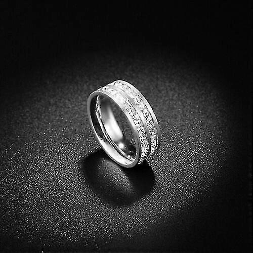 Vikanda Thermogenic Moissanite Spinner Ring Vikanda rustfritt stål Ringer Hot