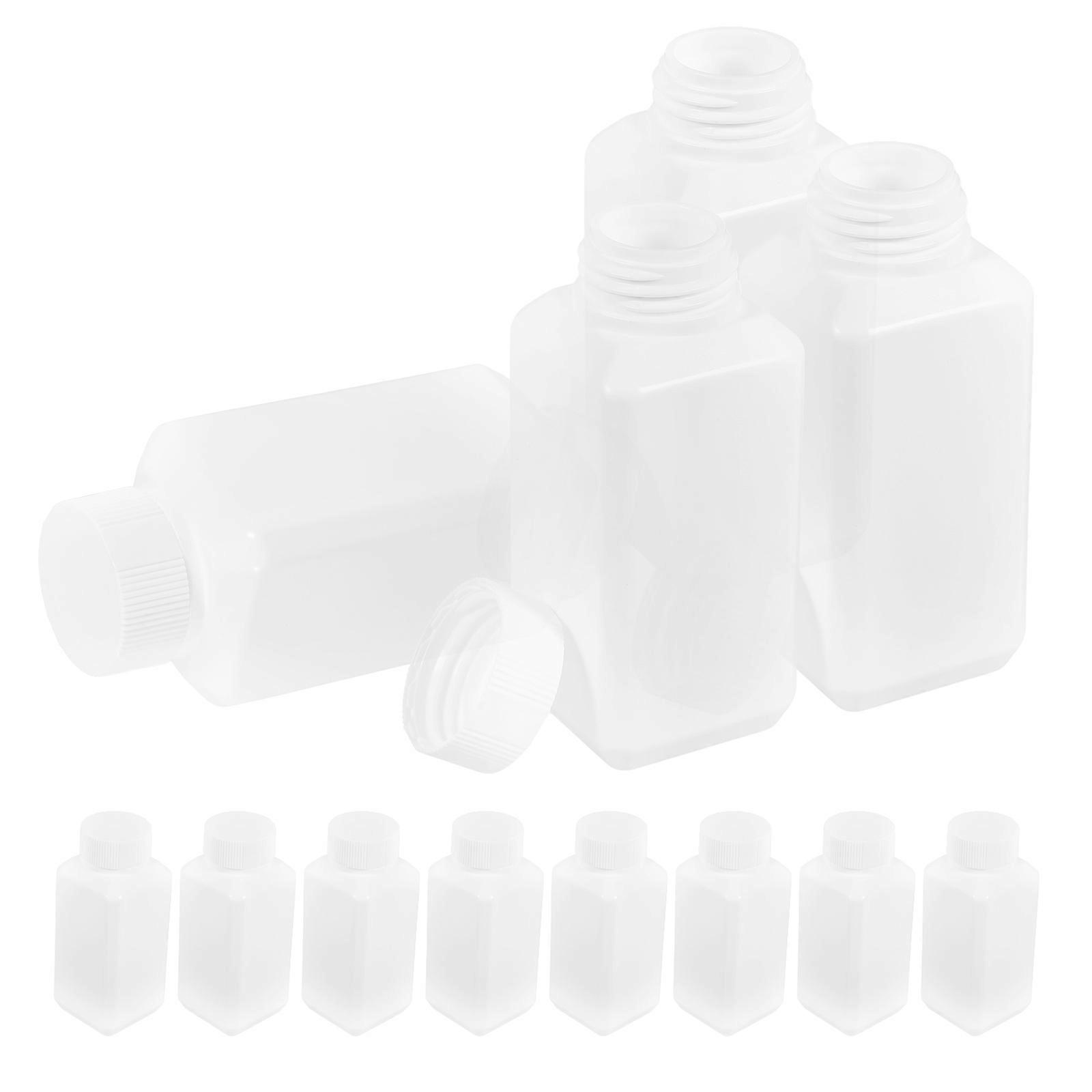 12st reagensflaskor tomma vätskeflaskor med lock påfyllningsbara provflaskor (100 ml)