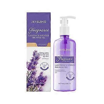 Gel douche à la lavande pour femme - Nettoyant hydratant pour le corps au beurre de karité et à la vitamine E, parfum rafraîchissant, 100ml