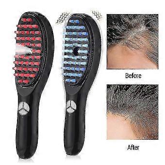 Pettine vibrante con massaggio a 3 livelli e spray elettrico, anticaduta, per la crescita dei capelli, terapia con luce blu e rossa, spazzola nutriente per il cuoio capelluto, strumenti per lo styling S04 Nuovo arrivo S06