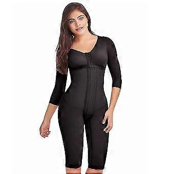 Women's Corset Postpartum Post Liposuction High Compression Long Sleeves Front Closure Bodysuit Skims New Arrival S06