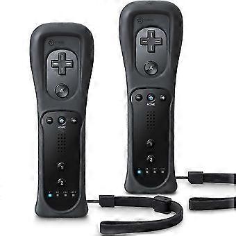 Confezione da 2 telecomandi per Wii e Wii U, con custodia in silicone e cinturino da polso