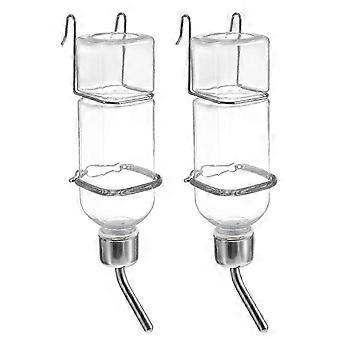 2 Stück 180 ml Kunststoff-Wasserspender zum Aufhängen für Kaninchen, Trinkflaschen für Haustiere, Größe 26-27