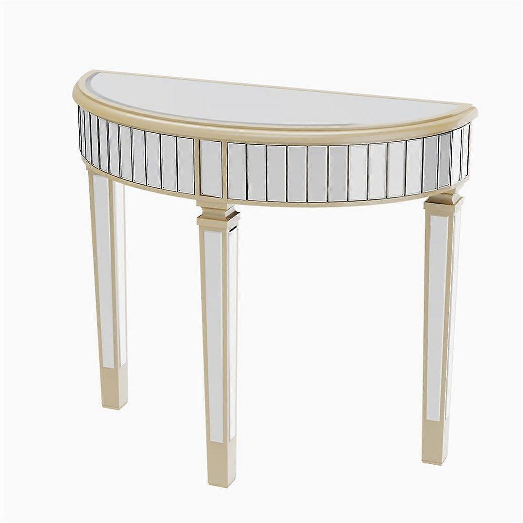 Stunning Silver Mirrored Console Table Bedroom Bedside Cabinet Dressing Table