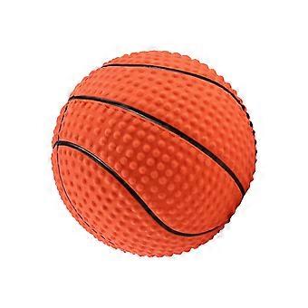 Basketball Form Hund Tygge Legetøj Knirkende Hund Legetøj Kæledyr Interaktivt Molært Legetøj