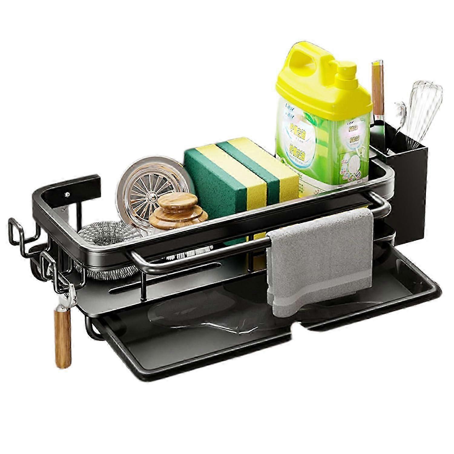 Kitchen Sink Caddy Sponge Holder Wall Mount 26-27