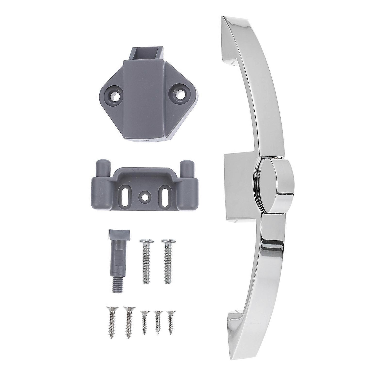 1pc Practical Button Lock Cabinet Door Handle Lock RV Switch Lock Accessory