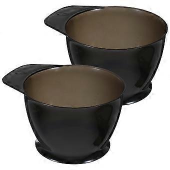 2Pcs Farbe Mischen Schalen Friseur Färben Schalen Haar Färben Schalen Öl Behandlung Container