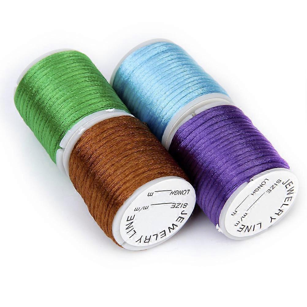 10pcs 2mm Nylon Hand Knitting Cord String Beading Thread (Random Color)