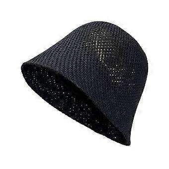 Knit Bucket Hat - Foldable Breathable for Women - Summer Sun Protection