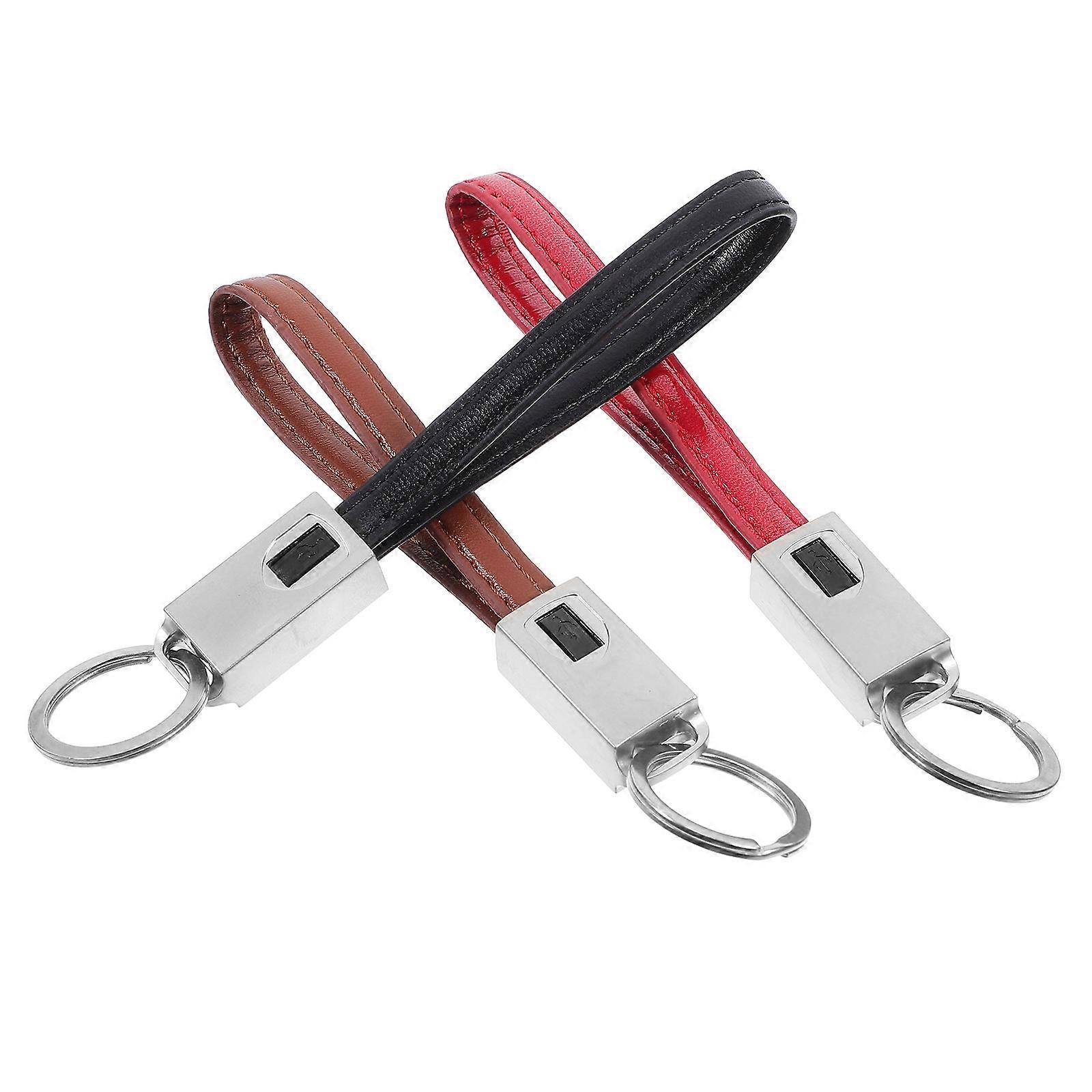 USB Keychain Cable with Type C Connector for 3Pcs