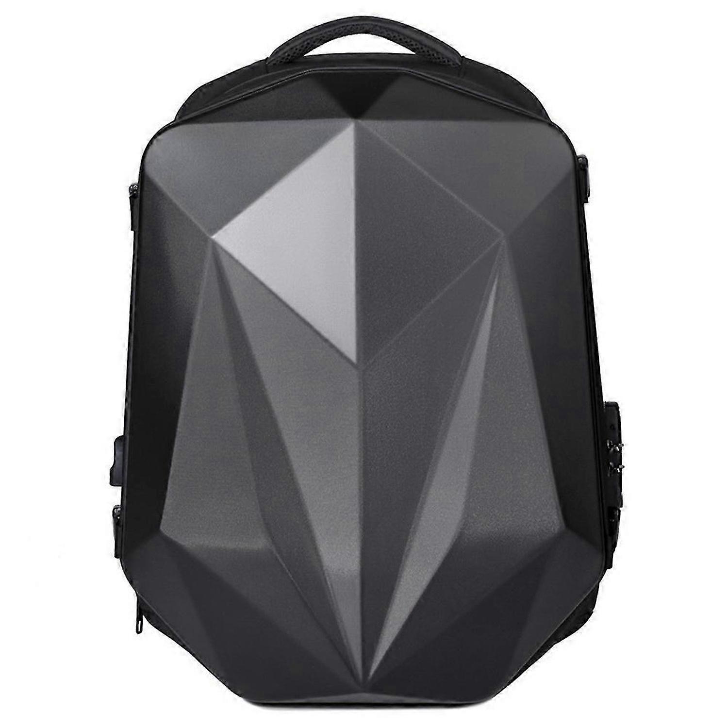 Hard Shell Laptop Backpack Anti Theft Computer Backpack Black