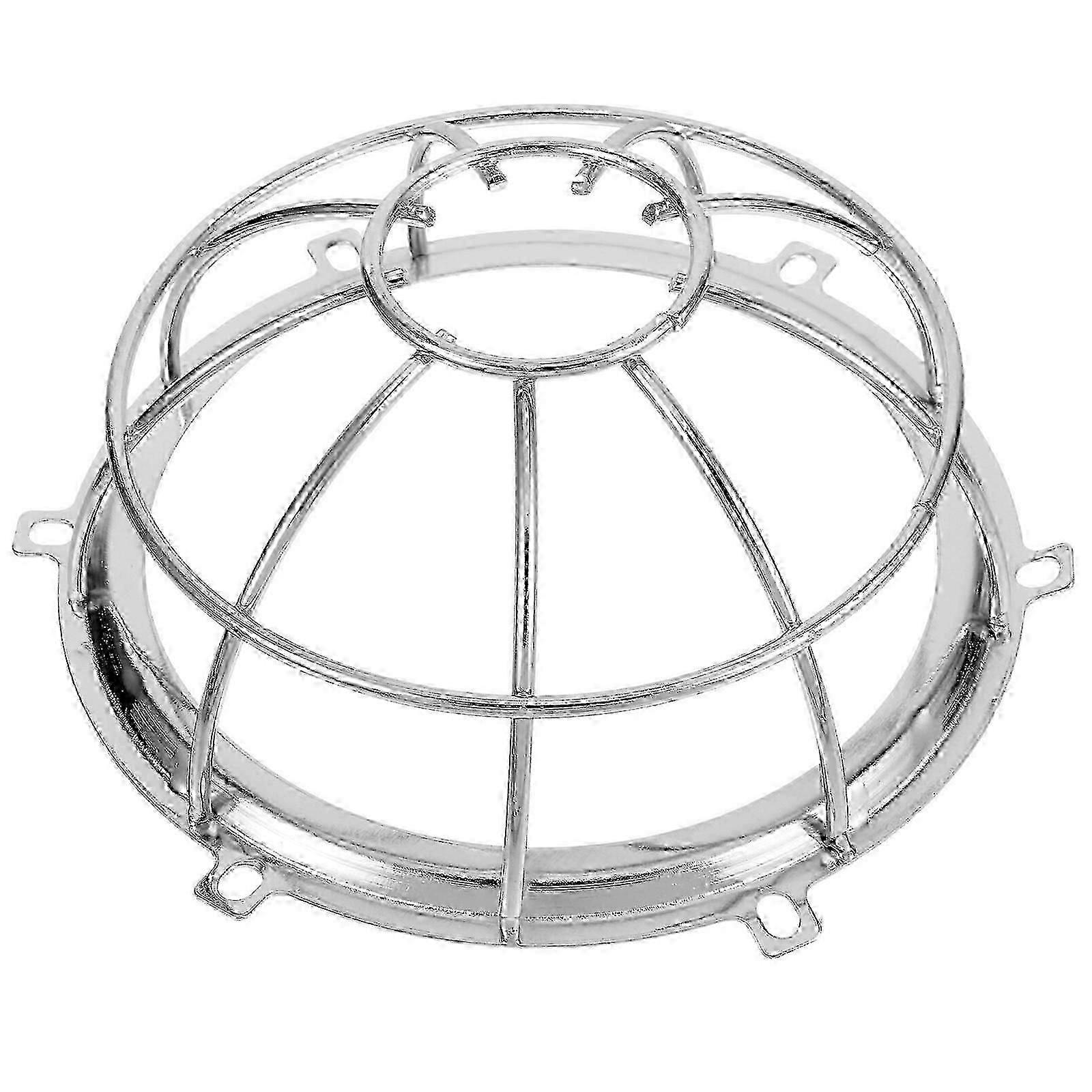 Grille de protection métallique facile à installer pour détecteur de fumée, compatible avec les systèmes d'alarme incendie.