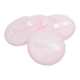 4 piezas de polvo redondo puff maquillaje cojín de aire esponja puff corrector no fluorescente base de maquillaje cosmética talla m