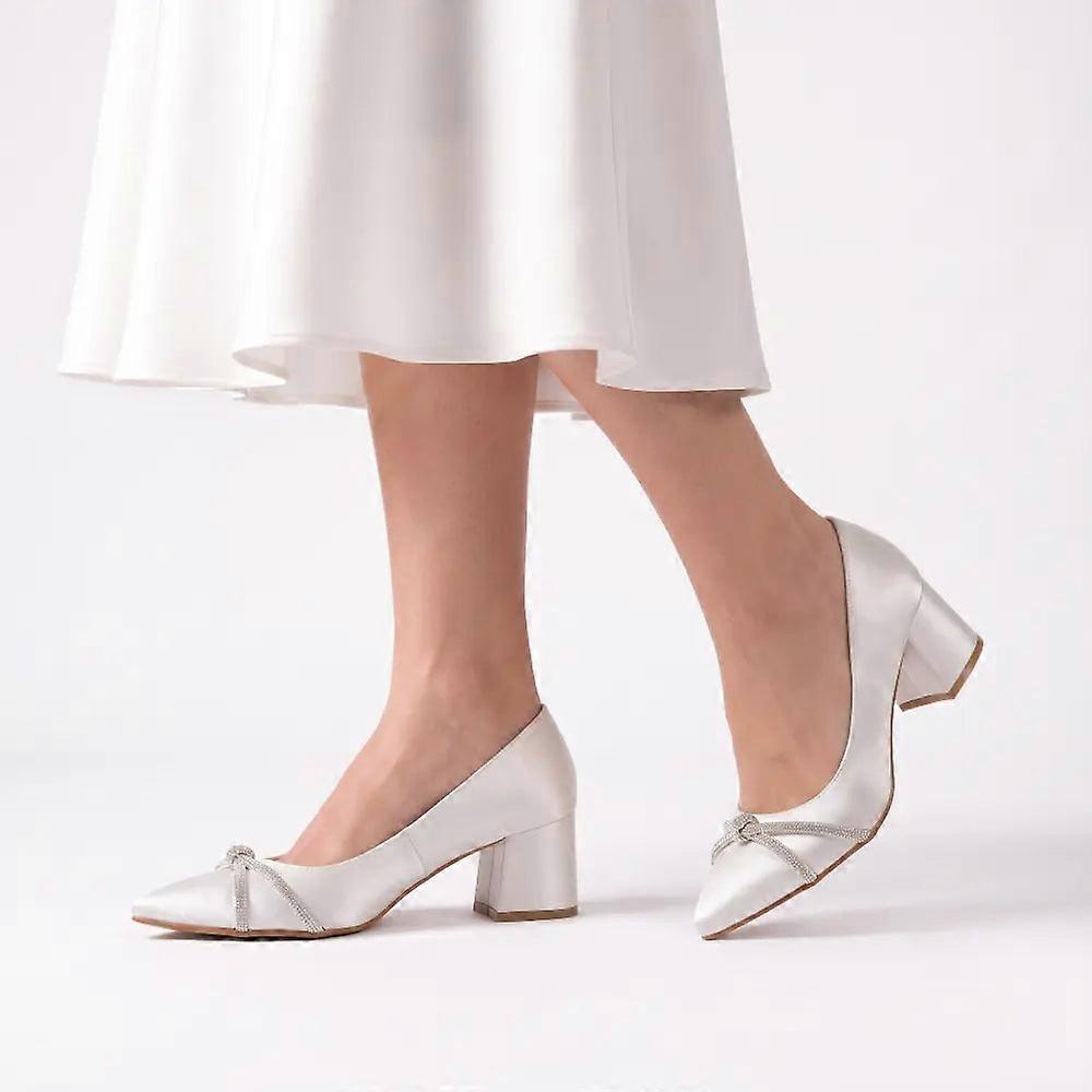 Bow Low Heel Pumps