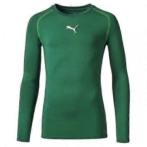 Puma Childrens/Kids Performance Contrast Long-Sleeved Base Layer Top