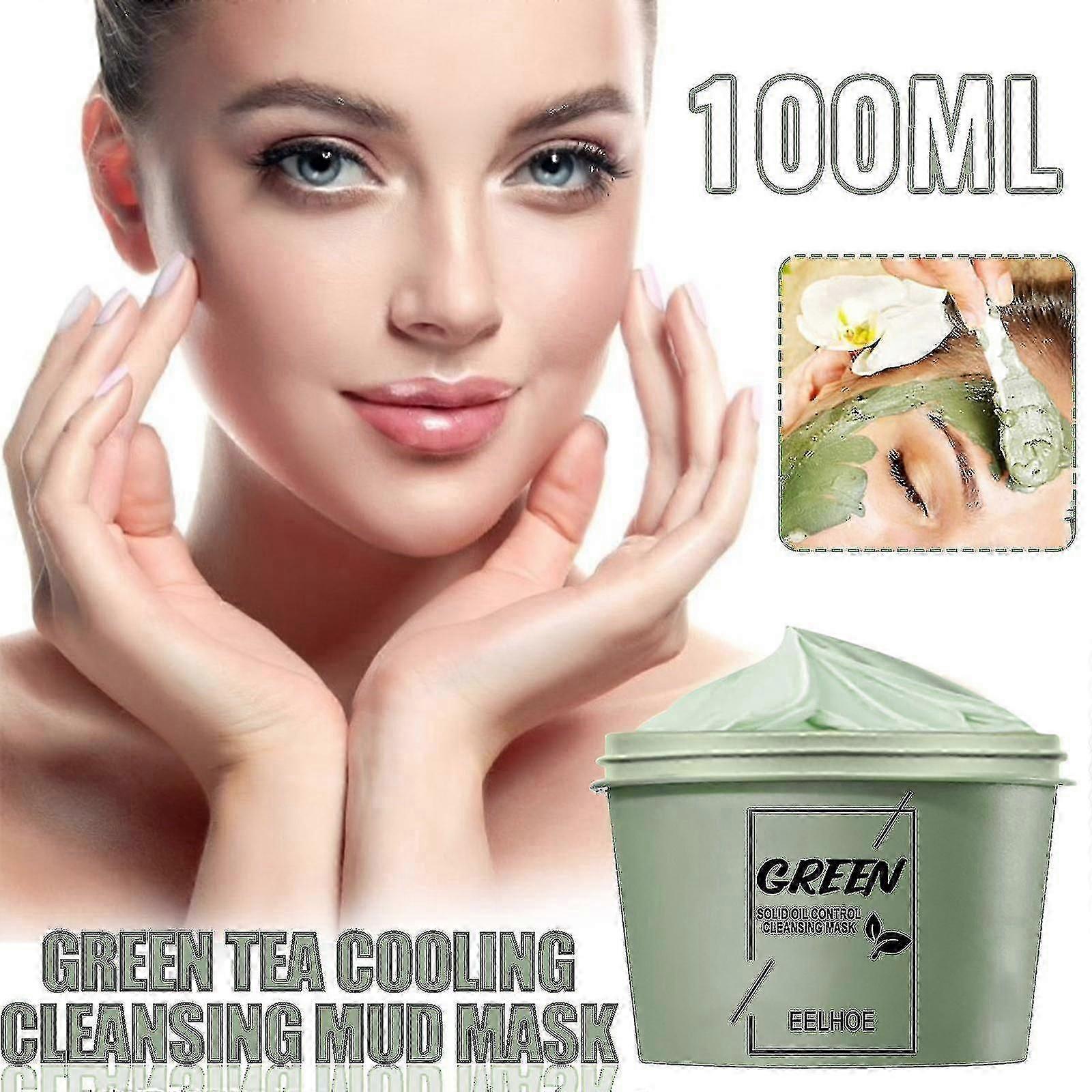 Grüner Tee Tonerde Maske 100g