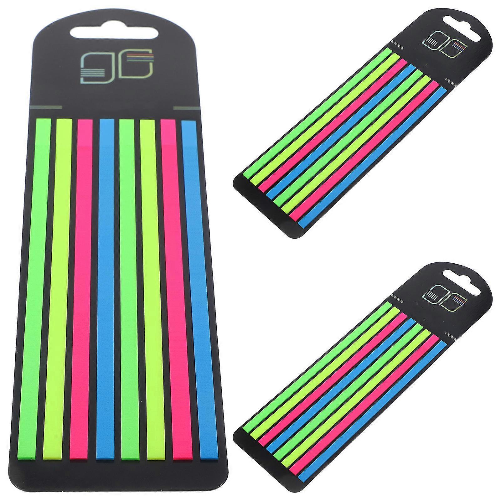 Fluorescence Page Marker Colored Notepad for Note 3 Boxes Professional Highlight Strips