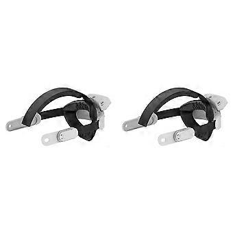 2x Cinghie Elite ricaricabili per visore VR Meta Quest2/Quest3/Quest3S, cinghia regolabile per la testa, accessori per giochi VR