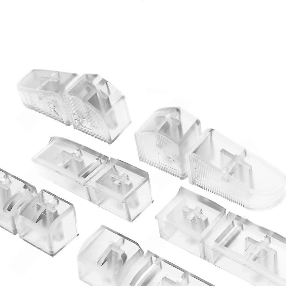 For TRIMUI BRICK Transparent Back Keycaps Set Replacement Back Keycaps Translucent Keycaps 3 Height Combo Set Game