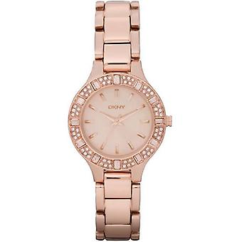 Dkny chambers Quartz Analog Women's Watch with NY8486 Gold Plated Stainless Steel Bracelet
