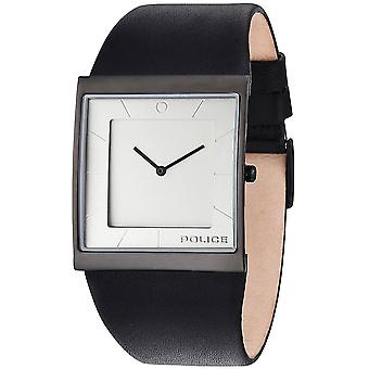 Polizei Skyline Quarz Analog Man Uhr mit R1451275002 synthetisches Lederarmband