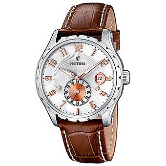 Feast Quartz Analog Man Watch with Cowhide Bracelet F16486/3
