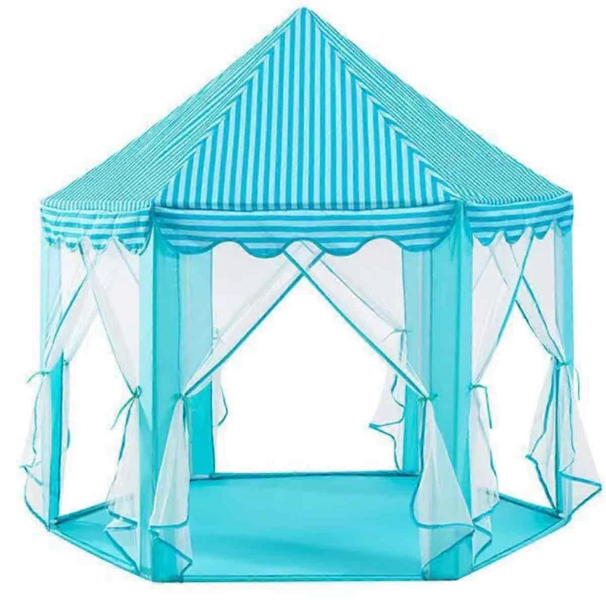 Easy-clean Durable Hexagonal Princess Play Tent with Led Star