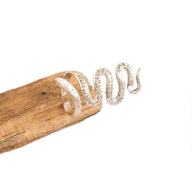925 Sterling Silver Snake Ring Handmade Design