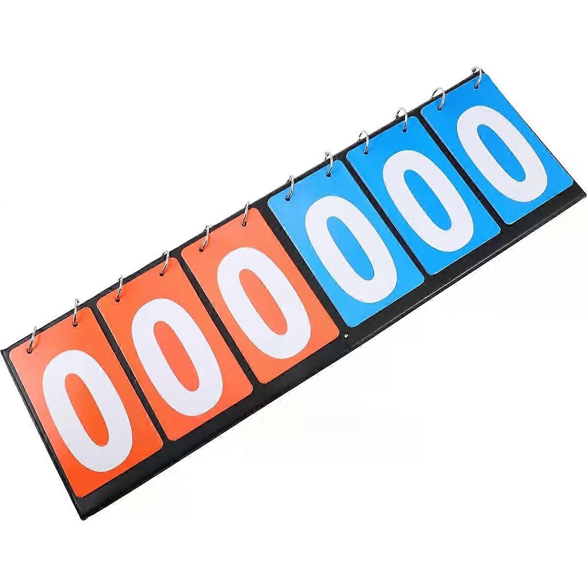 Professional Game Scoreboard 6 Digit Foldable Score Flipper