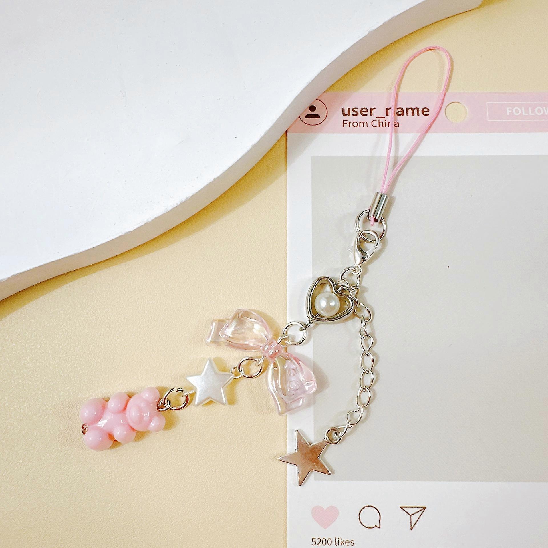 Sweet Cartoon Bag Charm Set