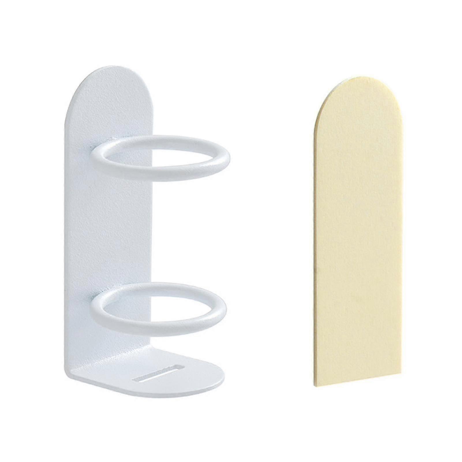 Adhesive-Mount Solid Iron Brush Holder